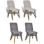 2/4/6x Stühle Stuhl Stuhlgruppe Hochlehner Esszimmerstühle Esszimmerstuhl Eiche