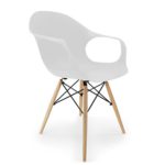 Cablematic - Stuhl Eiffelturm inspiriert Sessel weiß