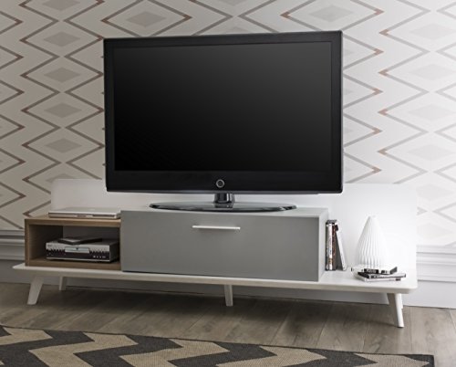 Demeyere 432131 TV Bank Spanplatte, 160 x 48 x 50 cm, grau