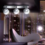 Design LED Decken Lampe RETRO KUGEL SPOT Flur Chrom Licht Beleuchtung Strahler