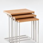 Designer Vintage Beistelltische Cercis braun Tisch aus Metall 60 x 55 x 40 von roomeo24®