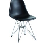 EUROSILLA ST003 – Stuhl für Esszimmer, 81 x 47 x 56 cm, Schwarz