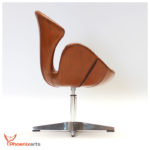 Echtleder retro Sessel Vintage Ledersessel Design Drehsessel Leder Stuhl   535