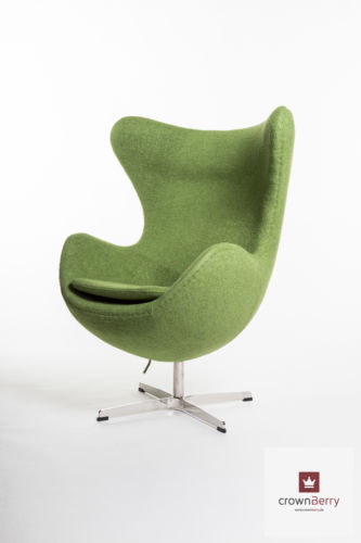 Egg - Chair charming blossim Designer Möbel Designerstuhl Retro Modern green