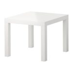 IKEA LACK -Beistelltisch Hochglanz-weiß - 55x55 cm