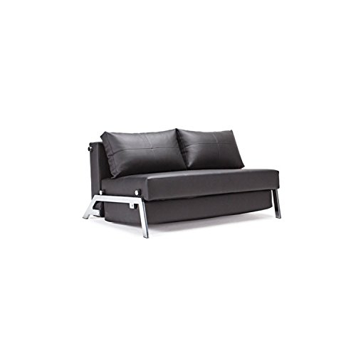 Innovation Schlafsofa Cubed Deluxe, Schlafcouch Funktionssofa schwarz