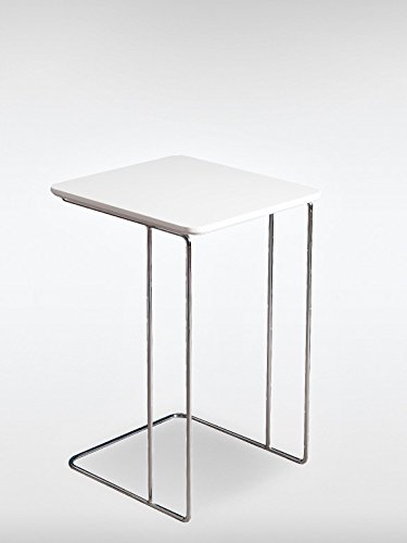 Luxus Design Beistelltisch Couchtisch PANDORA weiss 43 x 43 x 60 cm Designer Wohnzimmer Tisch