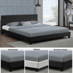 Polsterbett Doppelbett Design  Bettgestell Bettrahmen mit Lattenrost Bett