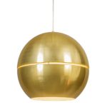 QAZQA Art Deco / Design / Modern / Retro / Esstisch / Esszimmer / Pendelleuchte / Pendellampe / Hängelampe / Lampe / Leuchte Slice 50 Gold / Messing/ 2-flammig / Innenbeleuchtung / Wohnzimmer / Schlaf