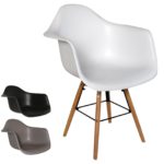 Retro Sessel Regie Schalenstuhl Pop Art Deco Esszimmer Stuhl Stühle Holz Plastik