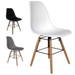 Retro Stuhl Schalenstuhl Pop Art Deco Esszimmer Stühle Holz Plastik Regie Studio