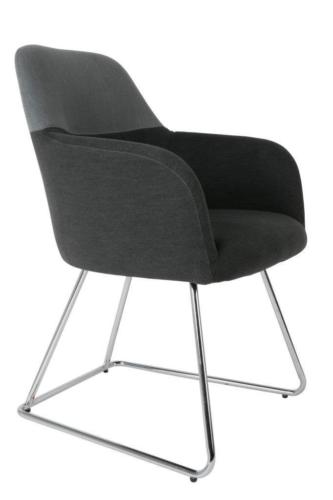 Retrostuhl DUE TONE Kufenstuhl zweifarbig Retrostuhl DUE TONE Kufenstuhl zweifarbig