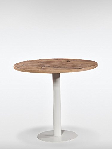Runder Modern Vintage Tisch Milet braun Tisch aus Massivholz 80 x 75 x 80 von roomeo24®