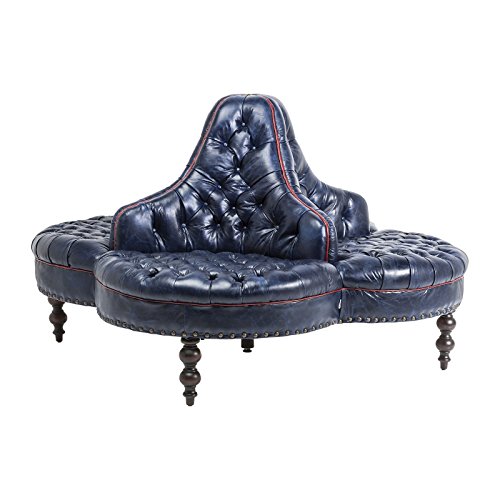 Sofa rund Saloon blau Kare Design