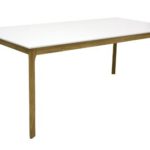 Tenzo 2380-001 More - Designer Esstisch, weiß, Tischplatte MDF lackiert, matt, Untergestell Eiche massiv, 75 x 190 x 95 cm (HxBxT)