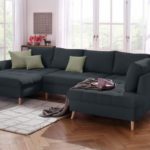 Wohnlandschaft, Retro-Sofa; Webstoff mit Kopfsteppungen UVP 2399,- LIP