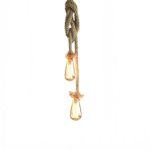 Lixada Vintage Seil Hängelampe 150cm(75cm+75cm)Pendelleuchte AC220V E27 (ohne Birne)