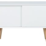 AC Design Furniture 60602 Anrichte Mariela, Türen 2 Stück, 100 x 38 x 69,5 cm, Holz, weiß