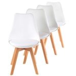 MY SIT Retro Stuhl Design Stuhl Esszimmerstühle Bürostuhl Wohnzimmerstühle Lounge Küchenstuhl Sitzgruppe 4er Set aus Kunststoff mit Rückenlehne ZURA in Weiß MY SIT Retro Stuhl Design Stuhl Esszimmerstühle Bürostuhl Wohnzimmerstühle Lounge Küchenstuhl Sitzgruppe 4er Set aus Kunststoff mit Rückenlehne ZURA in Weiß