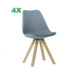 P & N Homewares® (Satz von 4) Sofia Eiffelturm inspiriert Stuhl aus Kunststoff Retro Weiß Schwarz Grau Rot Gelb Pink Grün Blau weiß Skandinavischen Stuhl (GRAU) P & N Homewares® (Satz von 4) Sofia Eiffelturm inspiriert Stuhl aus Kunststoff Retro Weiß Schwarz Grau Rot Gelb Pink Grün Blau weiß Skandinavischen Stuhl (GRAU)