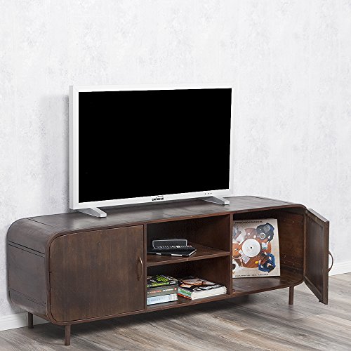 TV-Board Lowboard RAJENDRA in Natur-S aus Recycled Wood Retro Fernsehtisch 160cm