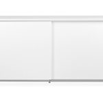 Tenzo 5932-001 Profil Designer Sideboard Holz, weiß, 47 x 173 x 70 cm