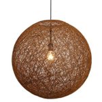 Invicta Interior Cocoon Hängeleuchte, 45 cm, natur / braun 35793
