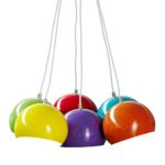 Invicta Interior Perlota XL Design Hängelampe bunt Länge 110 cm