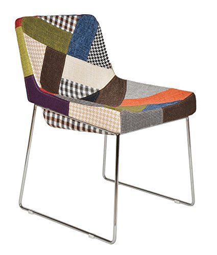 ts-ideen 1x Design Patchwork Sessel Wohnzimmer Küchen Büro Stuhl Esszimmer Sitz bunt vielfarbiger Stoffbezug Flicken Polsterung Sitzkomfort ts-ideen 1x Design Patchwork Sessel Wohnzimmer Küchen Büro Stuhl Esszimmer Sitz bunt vielfarbiger Stoffbezug Flicken Polsterung Sitzkomfort