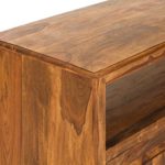 massivum Lowboard Merlin 110x81x45 cm Palisander braun gewachst