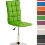 CLP Esszimmer-Stuhl PEKING, Lounge-Sessel modern, Sitzhöhe verstellbar 40-54 cm, Sitzfläche drehbar Grün