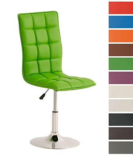 CLP Esszimmer-Stuhl PEKING, Lounge-Sessel modern, Sitzhöhe verstellbar 40-54 cm, Sitzfläche drehbar Grün