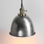 Pathson Industrie Loft-Pendelleuchte Antik Deko Design Metall Schirm innen Pendelleuchte Hängeleuchte Vintage Hängelampen Hängeleuchte Pendelleuchten (Klarlack)