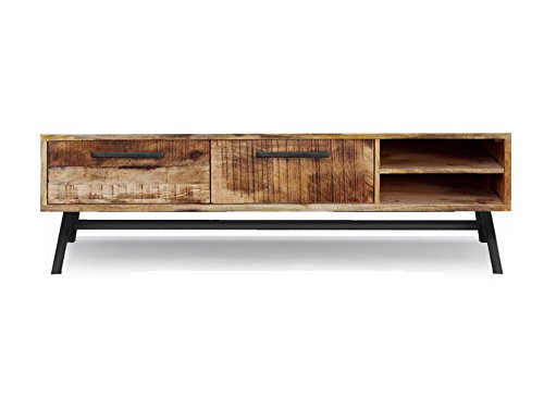 Massivum Woodheven TV-Bank Mango, Holz, Natur, 45 x 160 x 45 cm