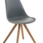 Stuhl Pegleg Square natura grau