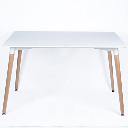 P & N Homewares® Eiffelturm inspiriert Eiffel Retro Design Holz Tisch für Büro Lounge Küche - weiß