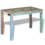 Festnight Retro Esstisch Holz Tisch Esszimmertisch Küchentisch aus Recyceltes Massivholz 115x60x76cm für Küche oder Esszimmer