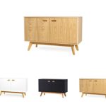 tenzo 2172-554 Bess Designer Sideboard, 72 x 114 x 43 cm, Eiche furniert